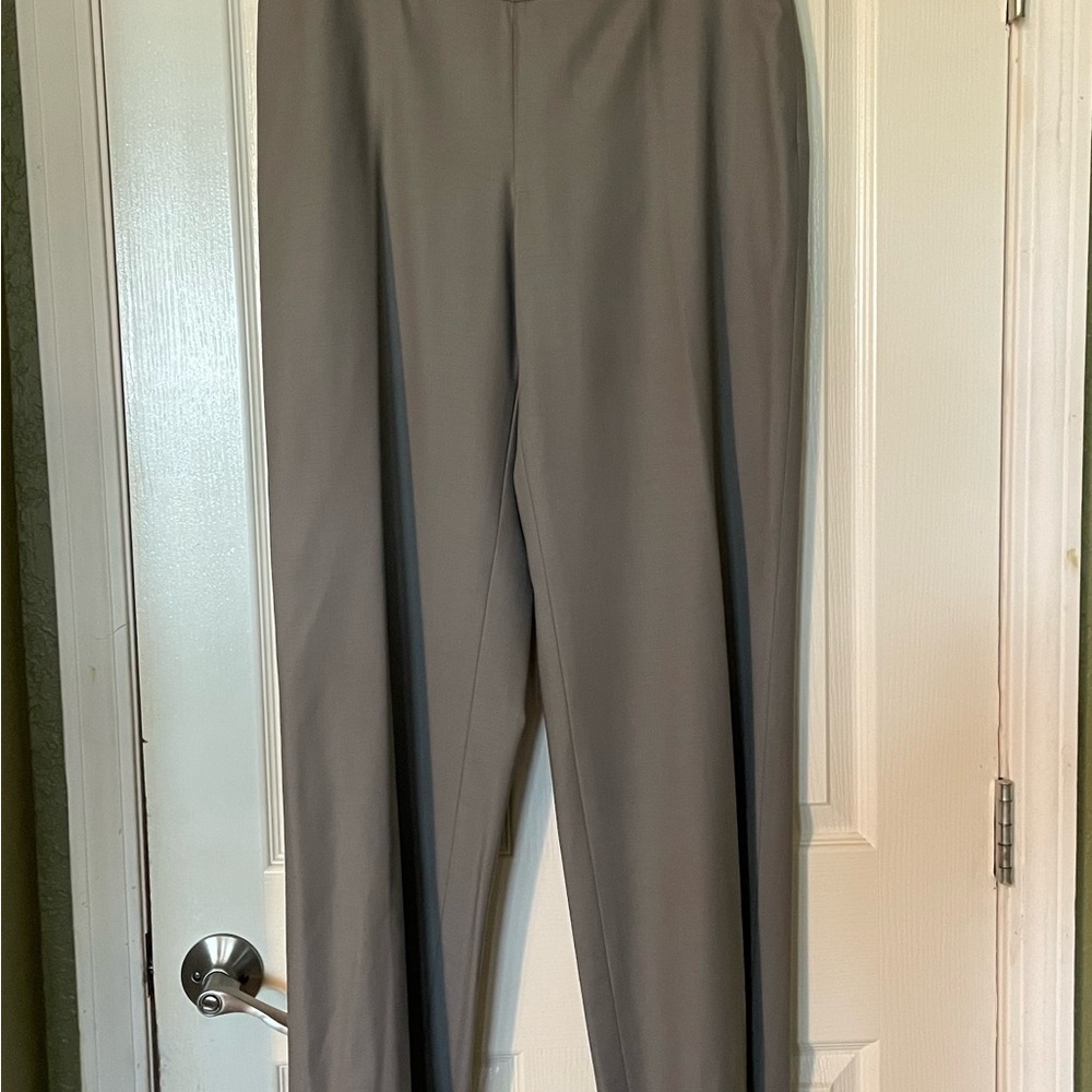 Giorgio Armani Trousers Dress Pants Gray Size 46 Career Business Designer EUC - Picture 2 of 14